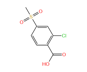 2-クロロ-4-メチルスルホニル安息香酸